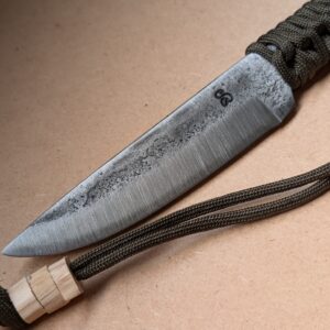 L'Officiel de Mest 160, couteau paracordé kaki